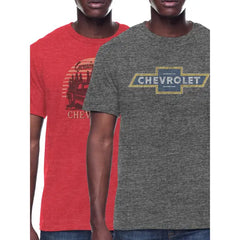 Chevrolet Men's & Big Men's Genuine Parts & Chevy Logo Graphic Tee Shirts