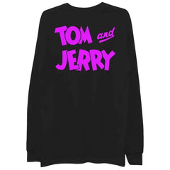 Adult Men's Tom and Jerry Long Sleeve Crewneck T-Shirt