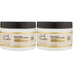 Carol's Daughter Goddess Strength Repairing Cocoon Hydrating Hair Mask for Waves, Coils and Curls, Hair Treatment With Castor Oil, 12 Oz