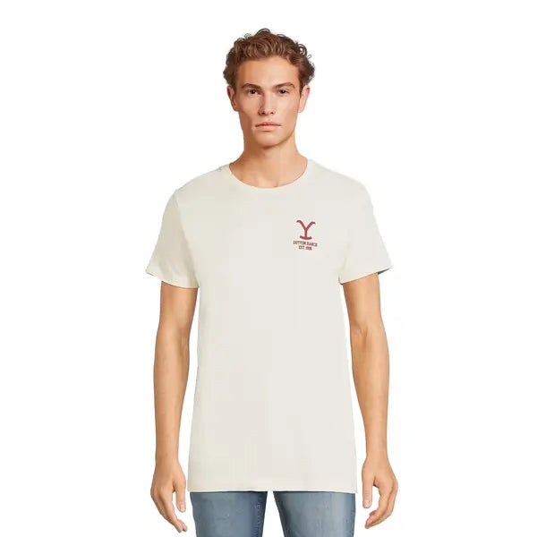 Yellowstone Men's and Big Men's Dutton Ranch Graphic Tee Shirt