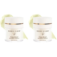 BODY FIRM Crepe Erase Neck Repair Treatment, Anti Aging Retinol Cream with Peptides, Shea Butter, Vitamin E, Squalane Oil, Wrinkle Cream for Crepey Skin Care and Firming Elasticity, 1.7 FL Oz