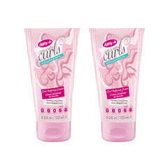 Dippity Do Girls With Curls Leave-In Curl Defining Cream, Anti-Frizz Styling for Curly & Wavy Hair, Smoothing Cream For Frizzy Hair, Shea Butter, Coconut Oil, Frizz Control, 4.2 Fl Ozc