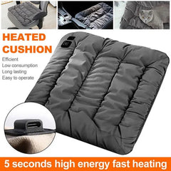 WEISIPU USB Electric Heating Pad - Heated Seat Cushion for Home, Chair, or Car
