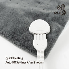 HuBDIC XL Electric Heating Pad 12" x 24" For Back Pain & Cramps Relief, 10 Heat Settings with Auto Shut Off