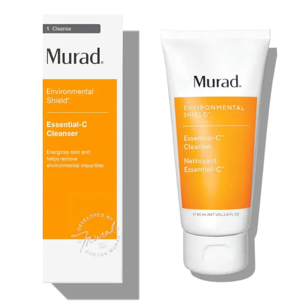 Murad Essential-C Cleanser - Energizing Antioxidant Citrus Face Wash with Vitamin C Technology - Brightening Foaming Gel Washes Away Pollution and Impurities & Conditions and Nourishes Skin