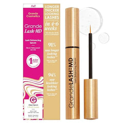 Grande Cosmetics GrandeLASH MD Lash Enhancing Serum Peptide & Vitamin Infused Formula for Longer, Thicker, Fuller Looking Lashes Ophthalmologist Tested