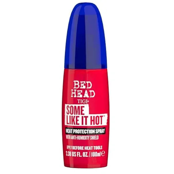 TIGI Bed Head Some Like It Hot Heat Styling and Protection Spray with Anti Humidity Shield, Tames Frizz and Reduces Breakage