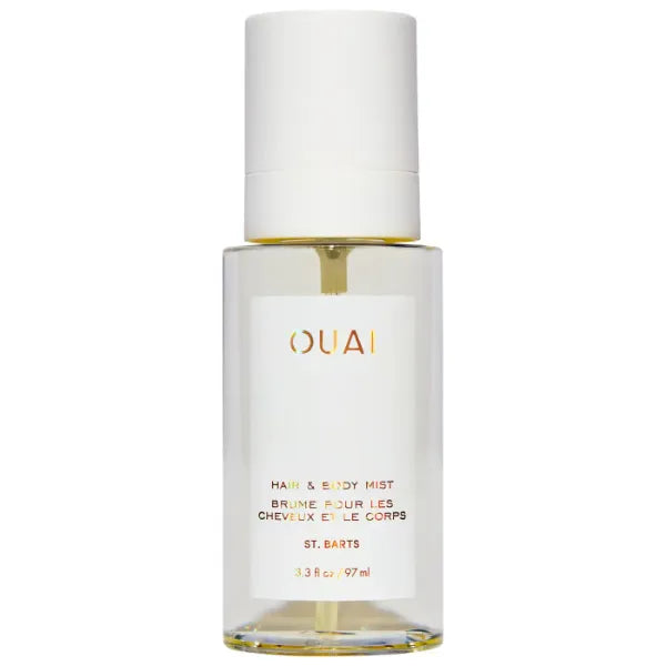 OUAI St. Barts Hair and Body Mist - Tropical-Scented Hair Perfume and Body Spray - Notes of Dragonfruit, Orange Blossom, Tuberose & Musk