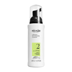 Nioxin System 2 Scalp Care + Hair Thickening Leave In Treatment For Natural Hair with Progressed Thinning Boost Hair Density & Strengthen Against Breakage with Niacinamide & Biotin