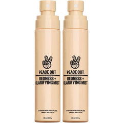 PEACE OUT Redness + Clarifying Mist, Hypochlorous Acid Facial Spray with Zinc and Arnica, Helps Reduce Redness, Control Excess Oil, and Refresh Dry Skin