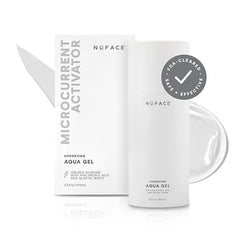 NuFACE Aqua Gel Activator  Microcurrent Conductive Gel & Activator Powered by IonPlex & Hyaluronic Acid to Enhance Results of NuFACE Microcurrent Facial Device Improves Skin Radiance