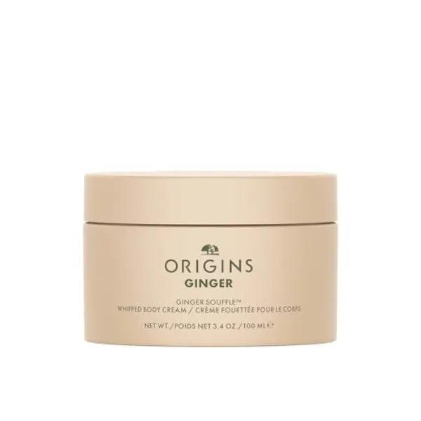 Origins Ginger Whipped Body Cream – Nourishing Body Butter for Silky-Soft Skin with Refreshing Ginger Extract
