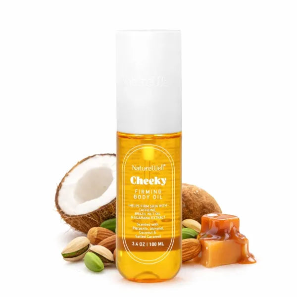 NATURE WELL Luxury Body Oil Collection – Fast-Absorbing, Hydrating, Firming, Brightening & Plumping Body Oils with Long-Lasting Gourmand & Floral Scents, 3.4 Oz