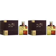 Lattafa Perfumes 24 Carat Pure Gold for Unisex Eau de Parfum Spray - 3.4 Ounce