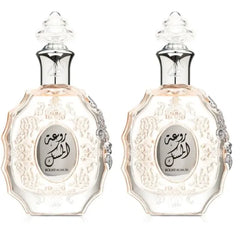 Lattafa Perfumes Rouat Al Musk and Rouat Al Oud for Unisex Eau de Parfum Spray - 3.4 Ounce