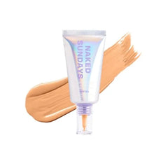 Naked Sundays BeautyScreen SPF 50 Mineral Peptide Foundation Tint, 2-in-1 Skin Tint & Mineral Sunscreen | Radiant, Buildable Coverage, Acne-Safe, Infused with Peptides
