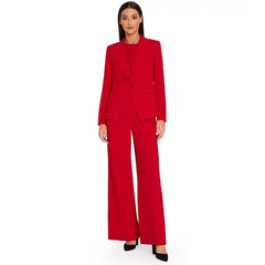 Women's Single-Button Peak-Lapel Blazer,created by Macy's-Red
