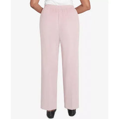 Alfred Dunner Petite Telluride Corduroy Elastic Waist Average Length Pleated Pants