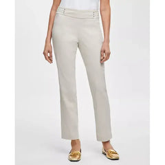 Women's Studded-Rivet Pants, Regular & Short Lengths, Created for Macy's-Stone wall