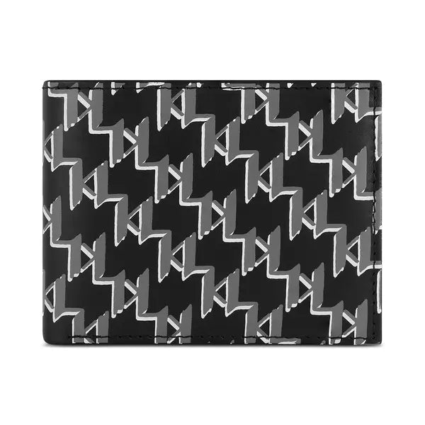 Karl Lagerfeld Men's All-Over KL Logo Wallet
