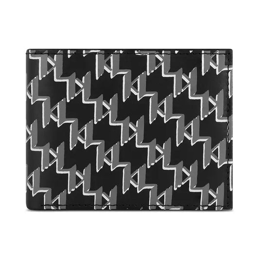 Karl Lagerfeld Men's All-Over KL Logo Wallet
