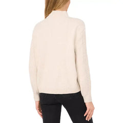 Women's Mock Neck Cable-Knit Drop-Shoulder Sweater created by Macy's-Brich