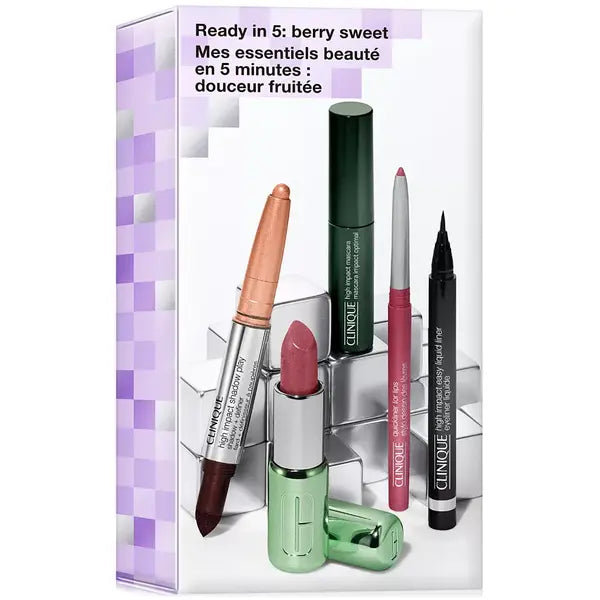 MACY's 5-Pc Ready In 5 Berry Sweet Makeup Set for Eyes & Lips