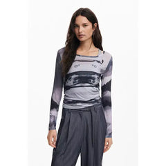 Macy's Women's Car print T-shirt-Black