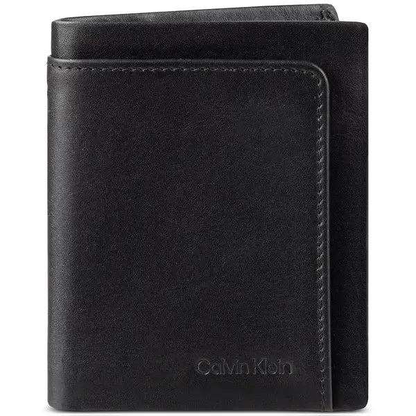 Calvin Klein Men's Summit Leather Logo RFID Wallet