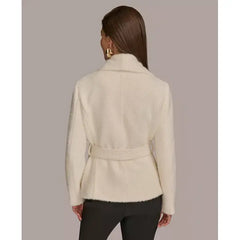 Women's Tie-Front Wrap Jacket,created by Macy's-Ivory