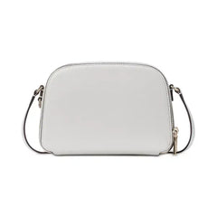 Kate Spade New York Devin Saffiano Leather Double Zip Dome Crossbody Bag