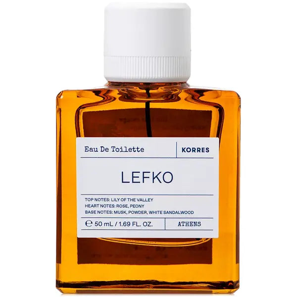 KORRES Lefko Eau de Toilette, Refreshing Fragrance, 50ml
