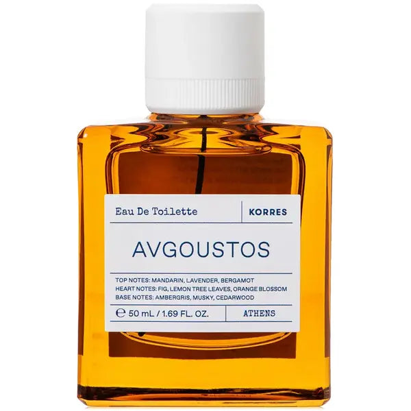 KORRES Avgoustos Eau de Toilette, Fresh Fragrance, 50 ml