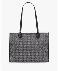 Kate Spade New York Women's Spade Flower Coated Canvas Large Tote Bag