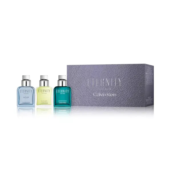 Calvin Klein Men's 3 Piece Eternity Fragrance Gift Set , Premium Cologne Collection