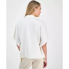 Anne Klein Womens Dolman Sleeve Blouse, Stylish Lightweight Top for Effortless Wear