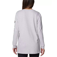 Macy's Women's North Cascades Cotton Long-Sleeve T-Shirt-Columbia Grey Heather