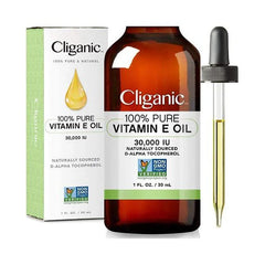 Cliganic 100% Pure Vitamin E Oil - 1 oz