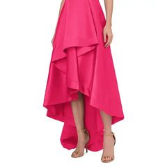Adrianna Papell High Low Mikado Gown for Sophisticated and Elegant Evening Wear