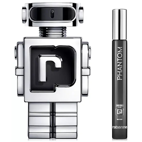 Rabanne Men's 2 Piece Phantom Eau de Toilette Gift Set, Premium Fragrance Collection
