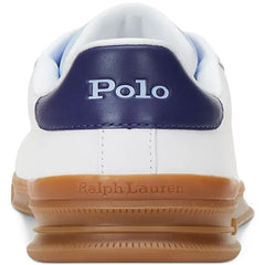 Polo Ralph Lauren Men's Heritage Court II Leather Lace-Up Sneakers - White/Light Blue/Navy