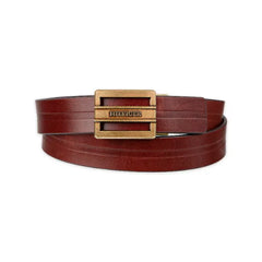 Tommy Hilfiger Men's Flex Stretch Cut Out Plaque Compression Buckle Belt