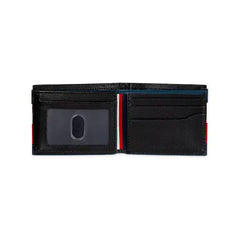 Tommy Hilfiger Men's RFID Global Stripe Leather Traveler Wallet