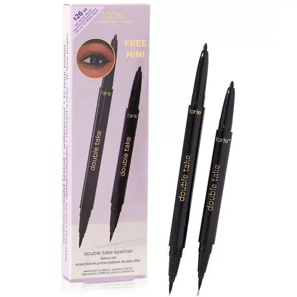 MACY's Tarte 2-Pc Double Take Eyeliner Set ,Smudge Proof and Long Lasting Eye Definition