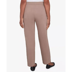 Alfred Dunner Women's Telluride Millennium Faux Fly Front Short Length Pants