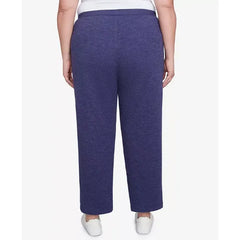 Alfred Dunner Plus Size French Quarter Soft Brushed Knit Average Length Pants