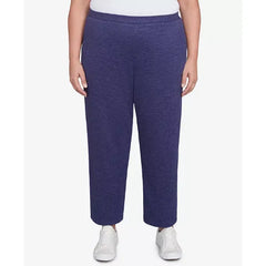 Alfred Dunner Plus Size French Quarter Soft Brushed Knit Average Length Pants