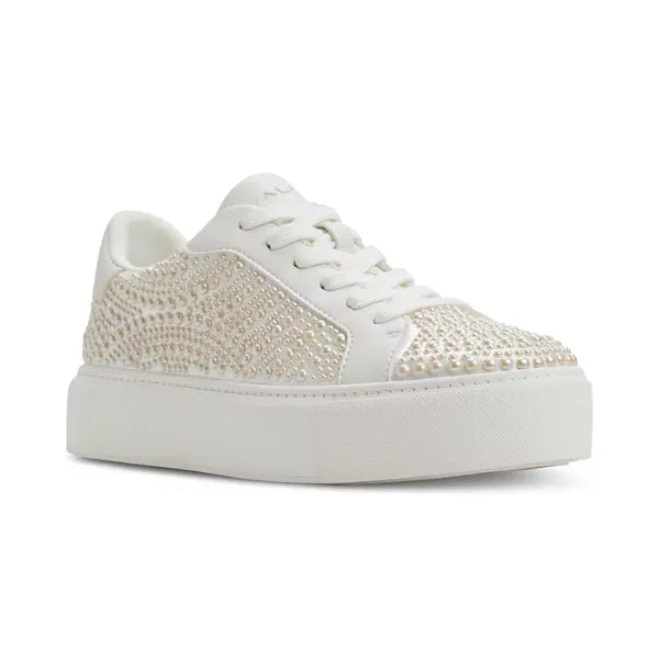 ALDO Women's Clovver Lace Up Low Top Sneakers, Comfortable and Trendy Casual Shoes