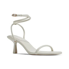 ALDO Women's Dime Strappy Dress Sandals, Elegant and Stylish Heels, White