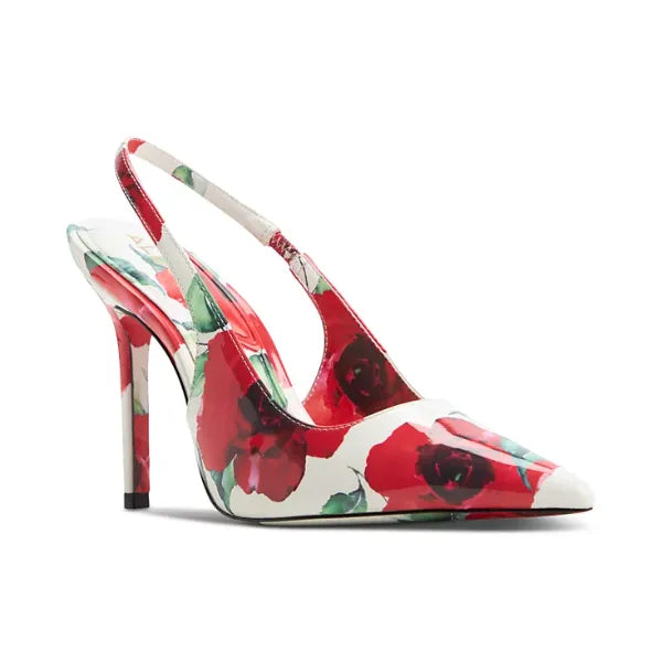 ALDO Women's Lovebloom Pointed Toe Slingback Pumps, Elegant Feminine Heels